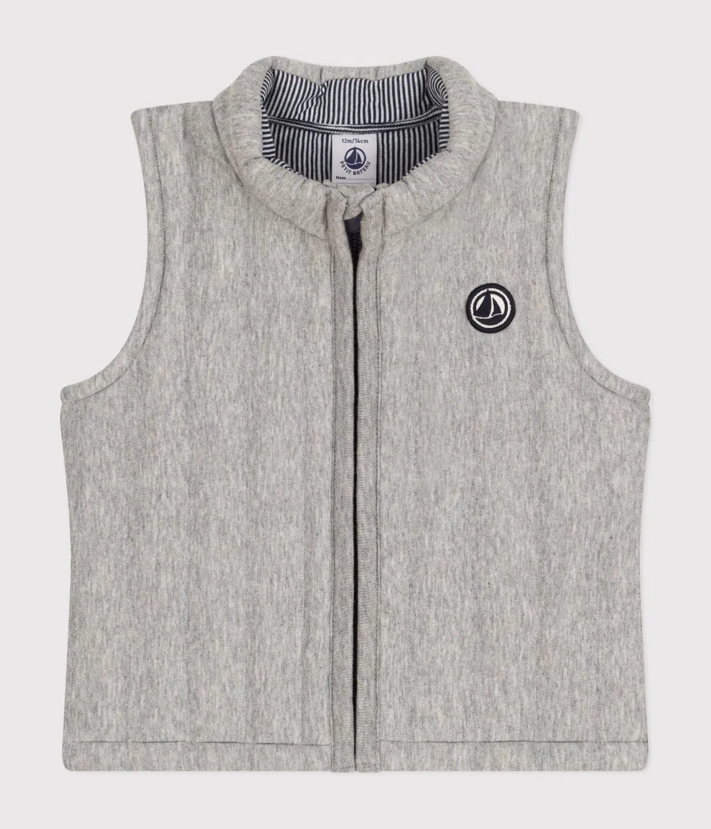 Petit Bateau Blouson sans Manches Bébé garçon