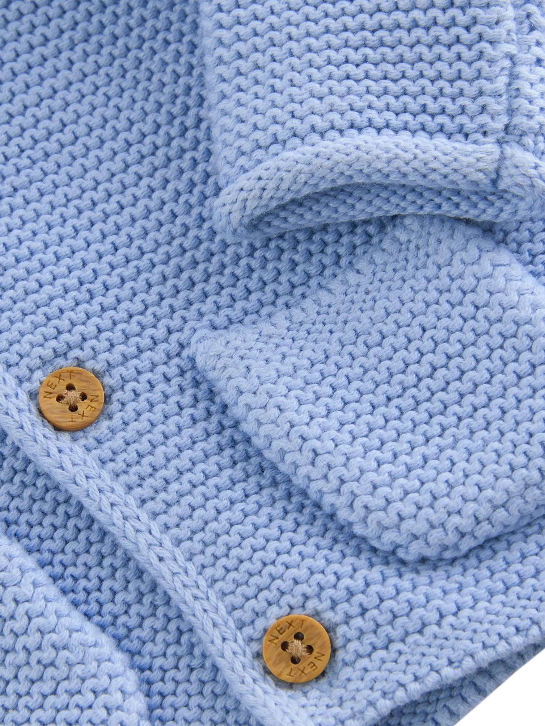 NEXT Bébé garçon Cardigan bébé en Maille Bleu 12 Mois-18 Mois
