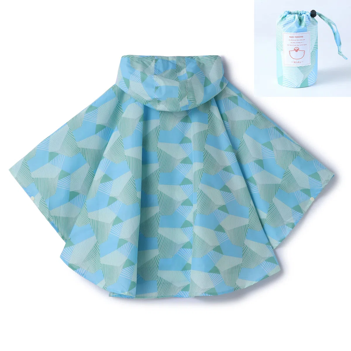Manteau Imperméable Unisex 1 ans pour 12 ans Cape Poncho Pluie Enfant Garcon Fille 1-12 ans