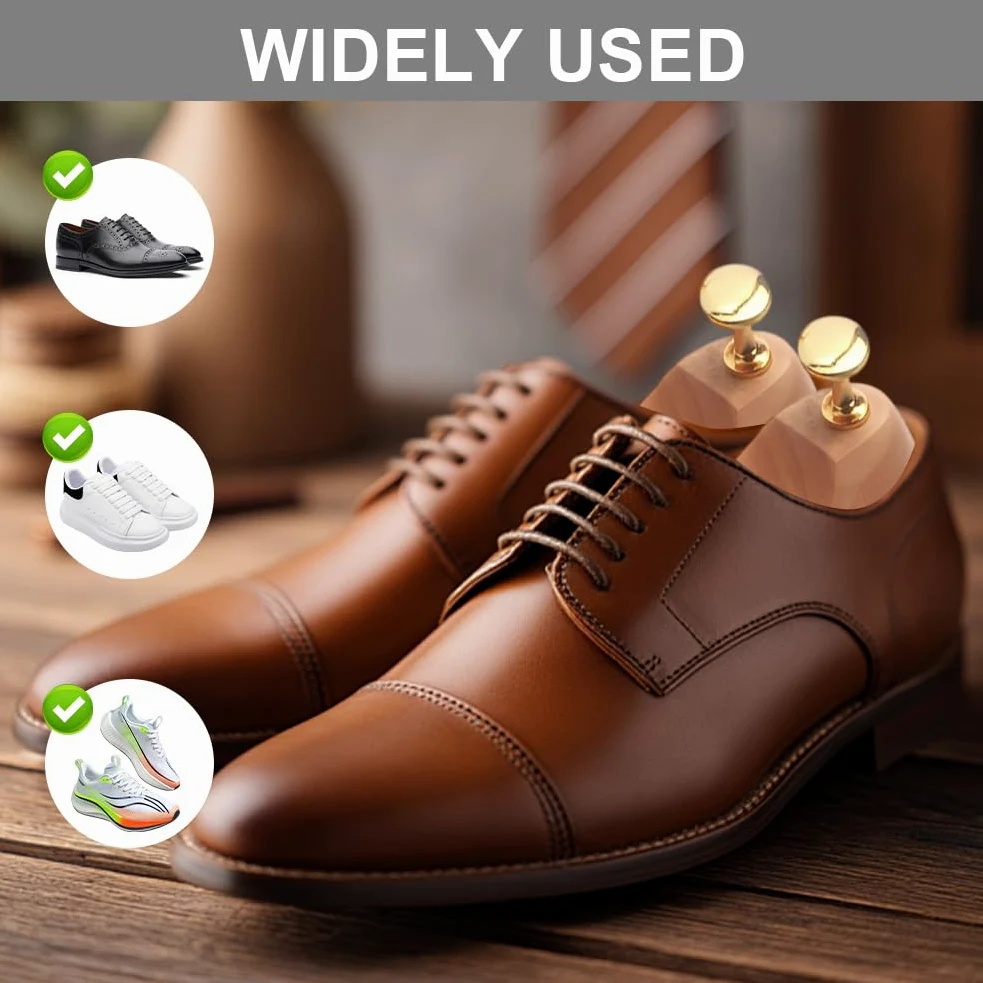 Embauchoir pour chaussures homme et femme en bois de cèdre avec ressorts réglables pour toutes les chaussures