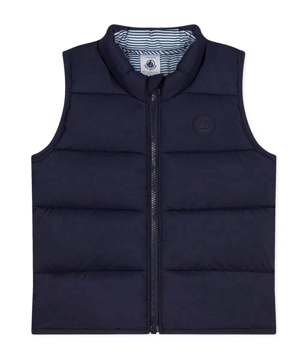 Petit Bateau A0b4u Doudoune Sans Manches Bébé garçon