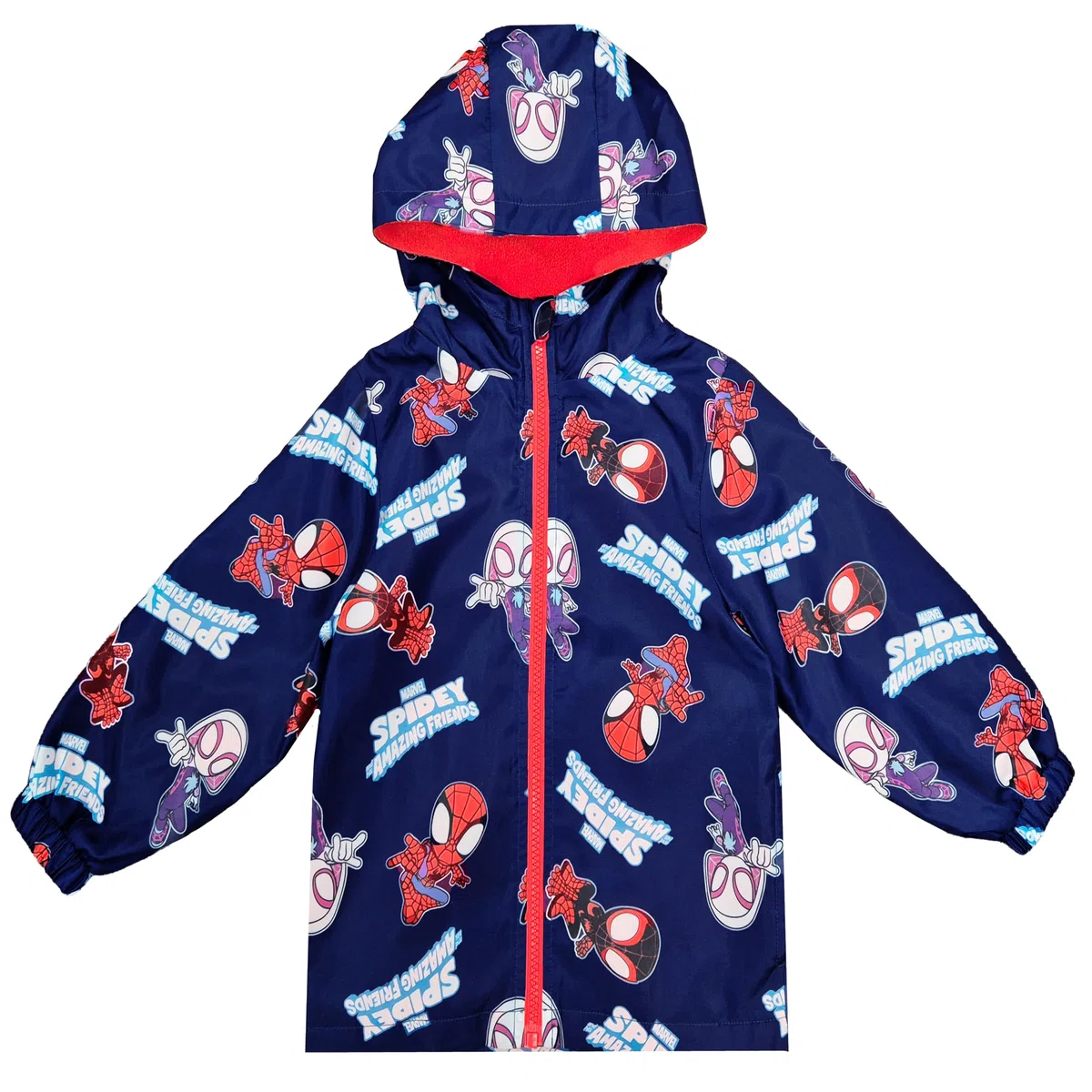 Marvel Spidey Veste de pluie à capuche Spiderman pour garçon