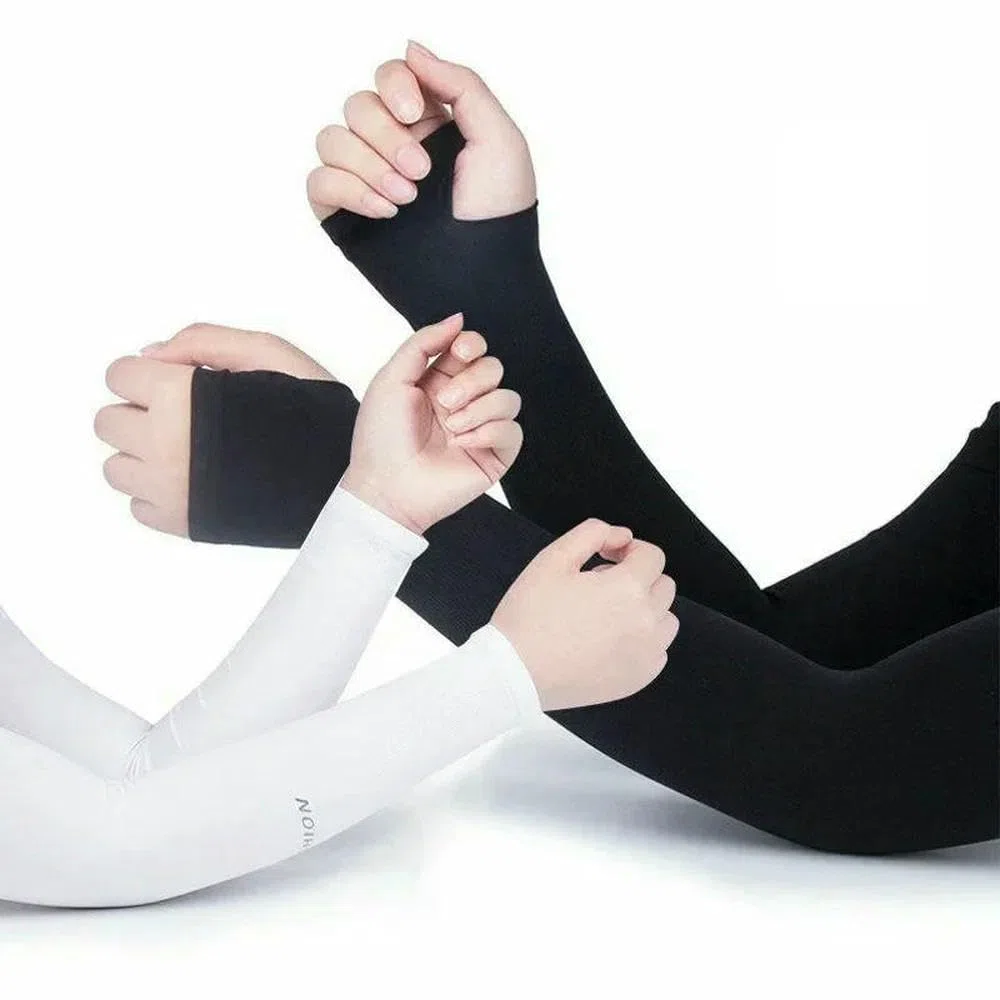 Manchon de Protection Unisexe pour Les Bras, pour Femmes et Hommes, pour Le Sport, Protection Contre Les UV, pour la Course à Pied, la pêche, Le Cyclisme, Le Ski