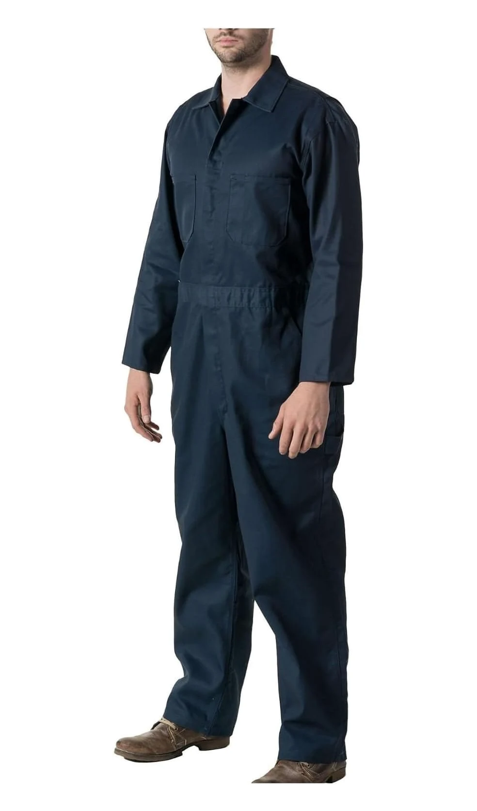 GRS C2 Combinaison de travail pour homme Bleu marine foncé – Combinaison de protection pour mécanicien, atelier, entrepôt, université, étudiants, garages, bricolage