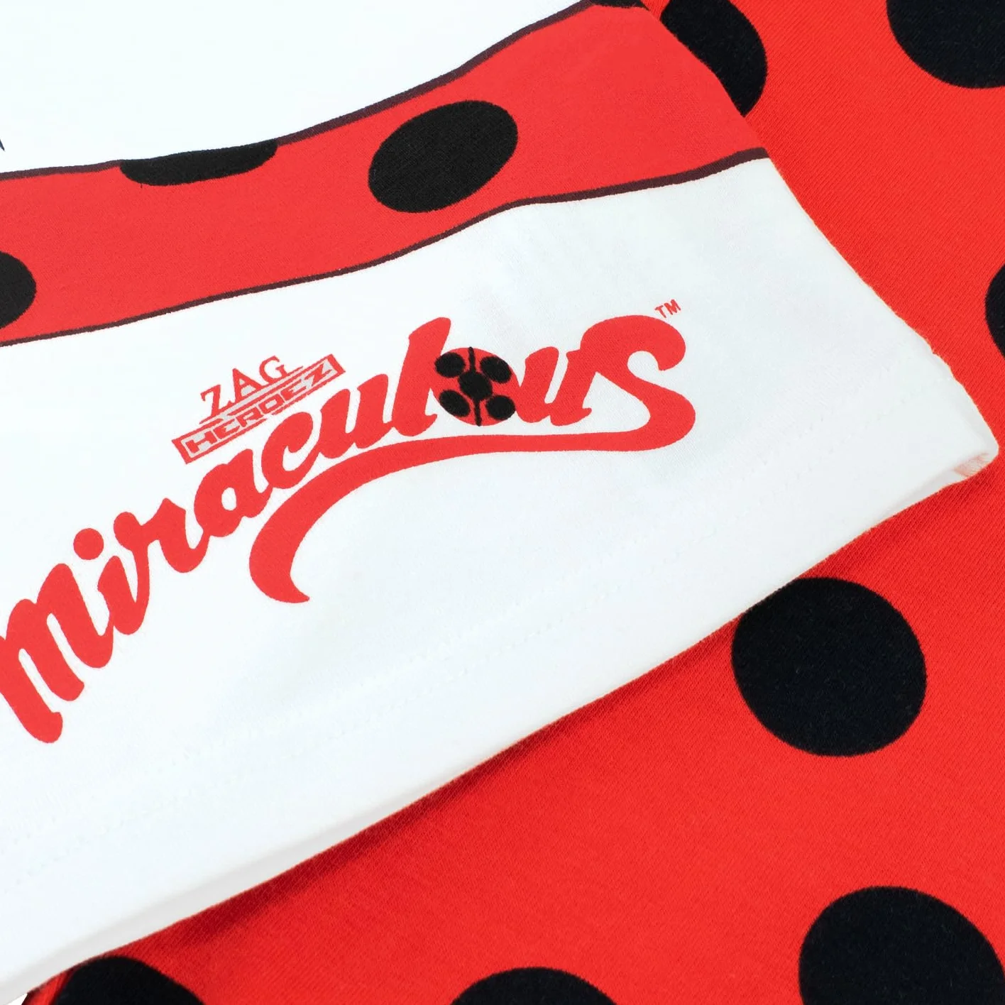 Pyjamas miraculeux | Pyjamas Fille Coccinelle | Ensembles de Nuit ajustés pour Enfants