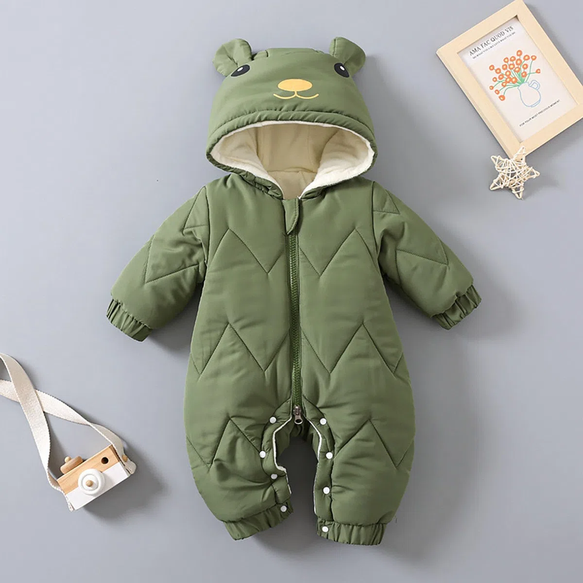 Generisch Manteau d'hiver 2025, combinaison chaude, pour garçon et bébé