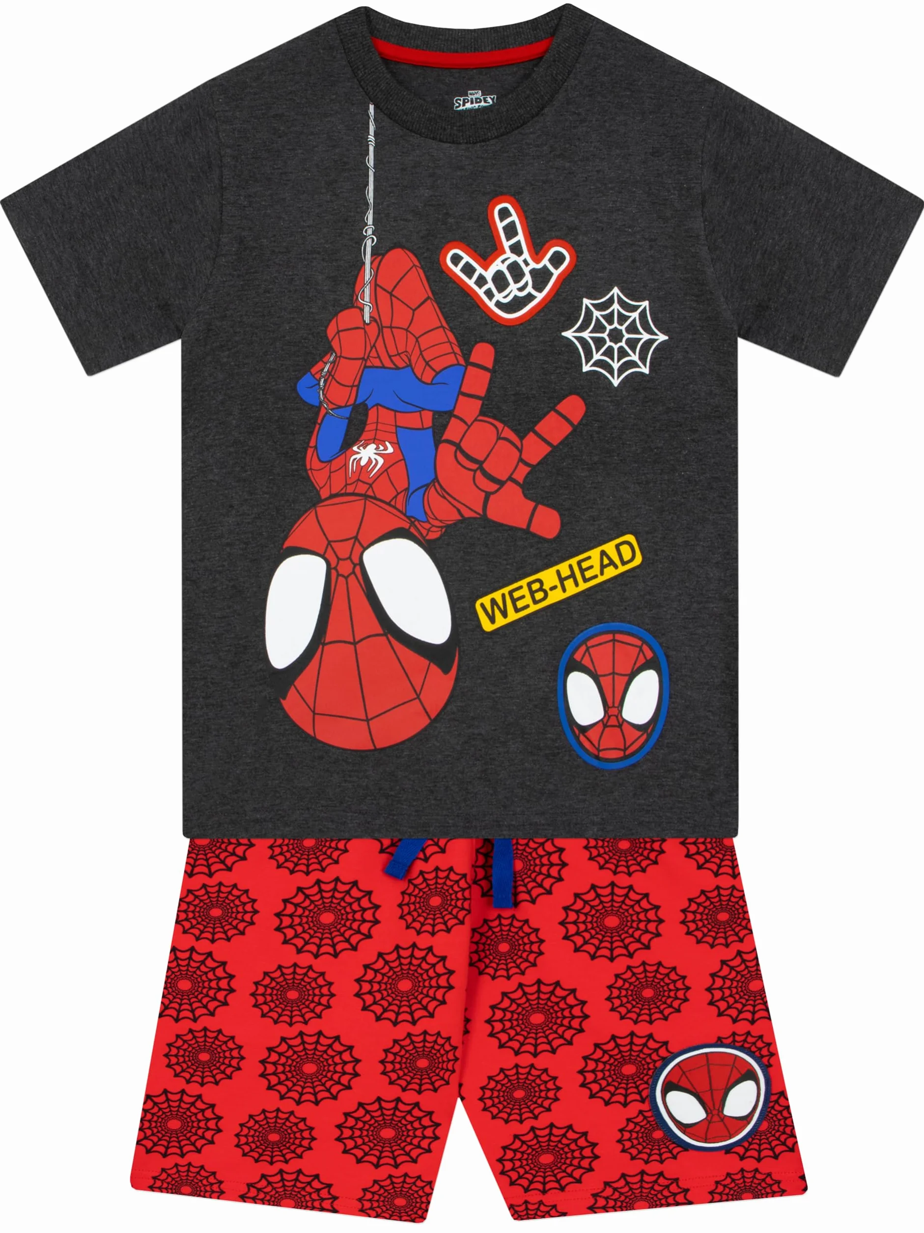 Marvel Vêtements Enfants Garçons | Ensembles Garçon Spidey And His Amazing Friends | Tee Shirt Spiderman Enfant