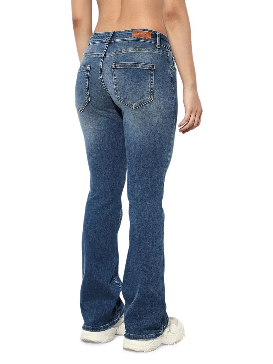 Only Onlblush LW Flared DNM Rea1303 Noos - Jeans - évasé - Femme
