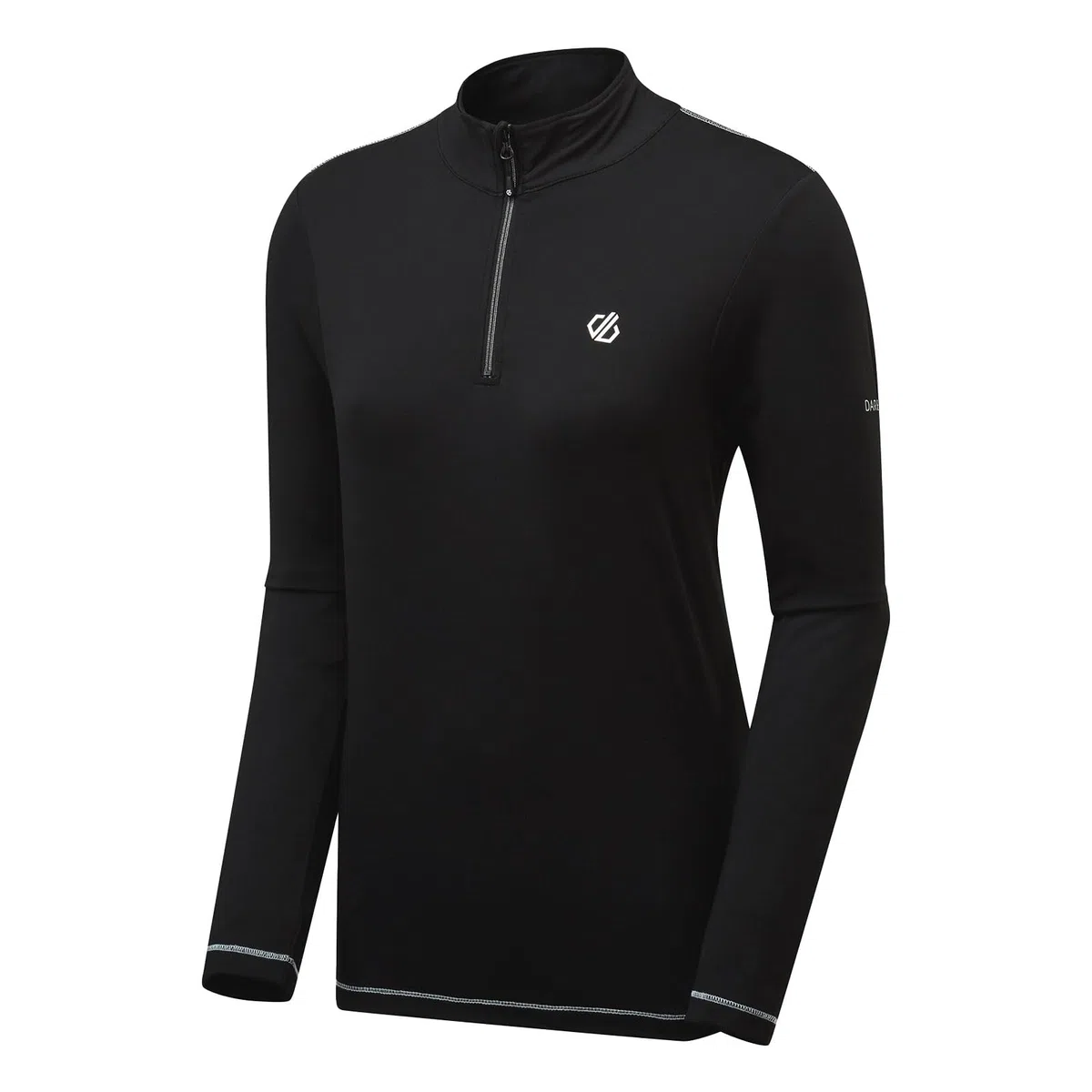 Dare 2b Lowline II sous-Couche Technique Légère avec Propriété de Séchage Rapide et 1/2 Zip D'ouverture Stretch Midlayer Femme