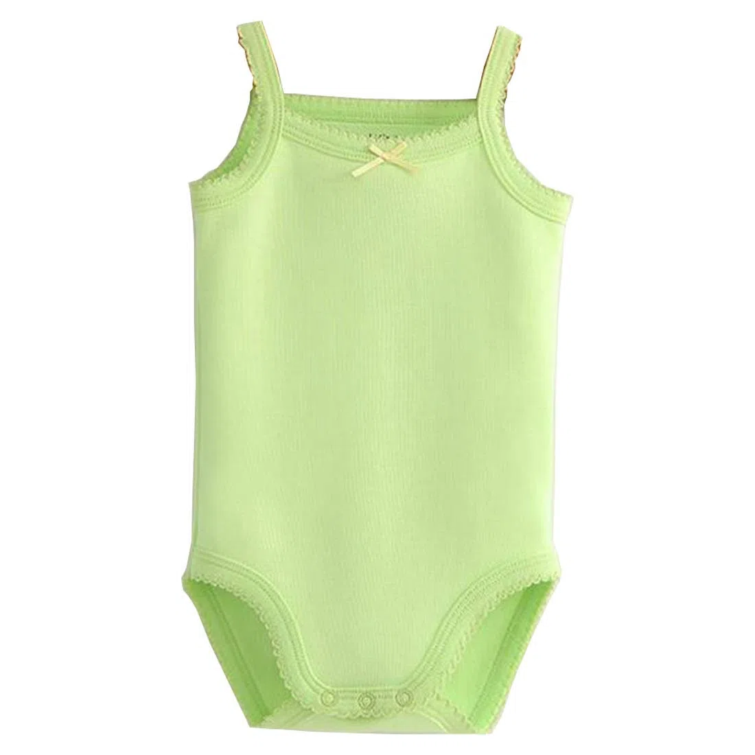 Lot de 4 grenouillères sans manches en coton unisexe pour bébé