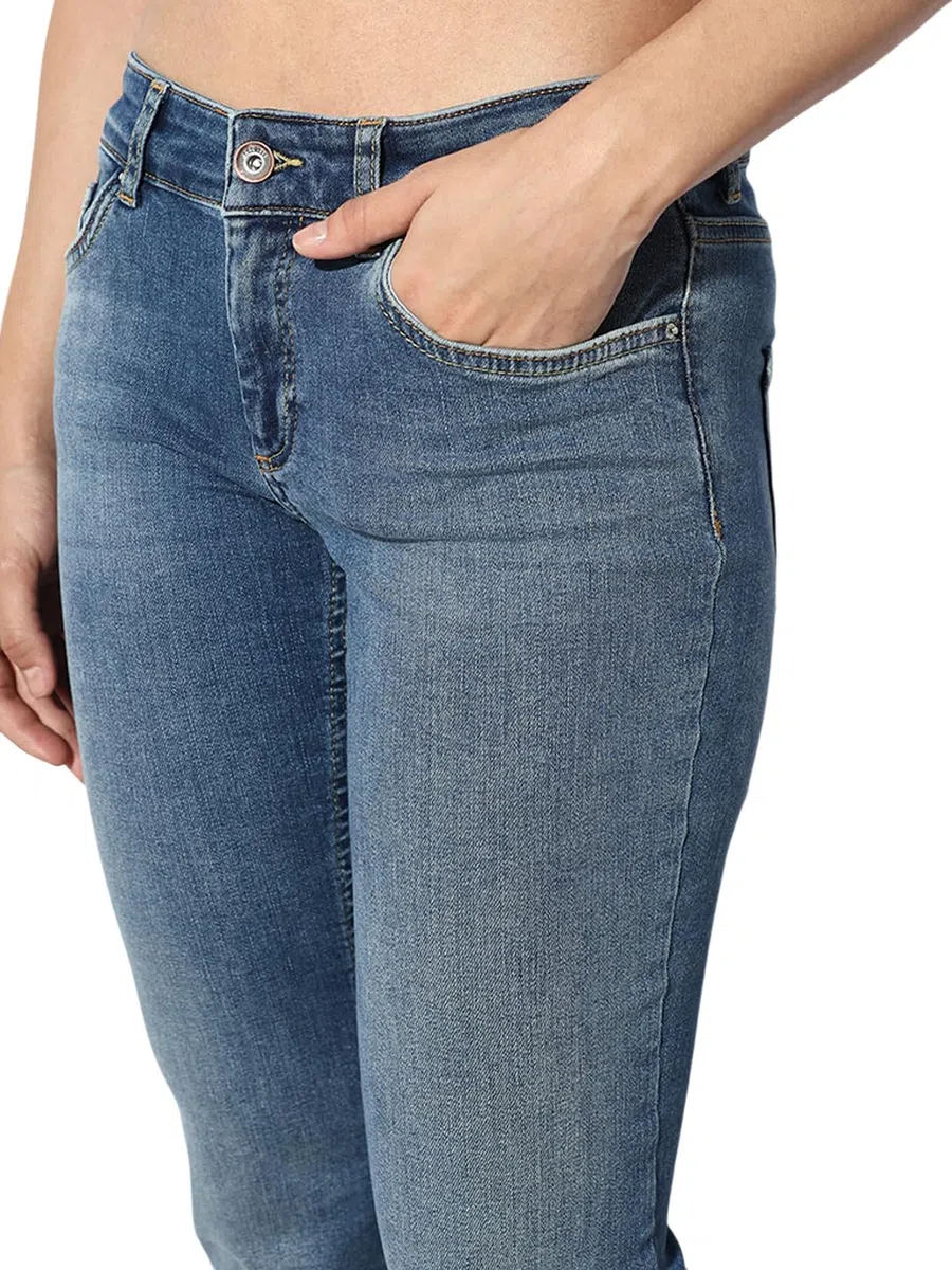 Only Onlblush LW Flared DNM Rea1303 Noos - Jeans - évasé - Femme