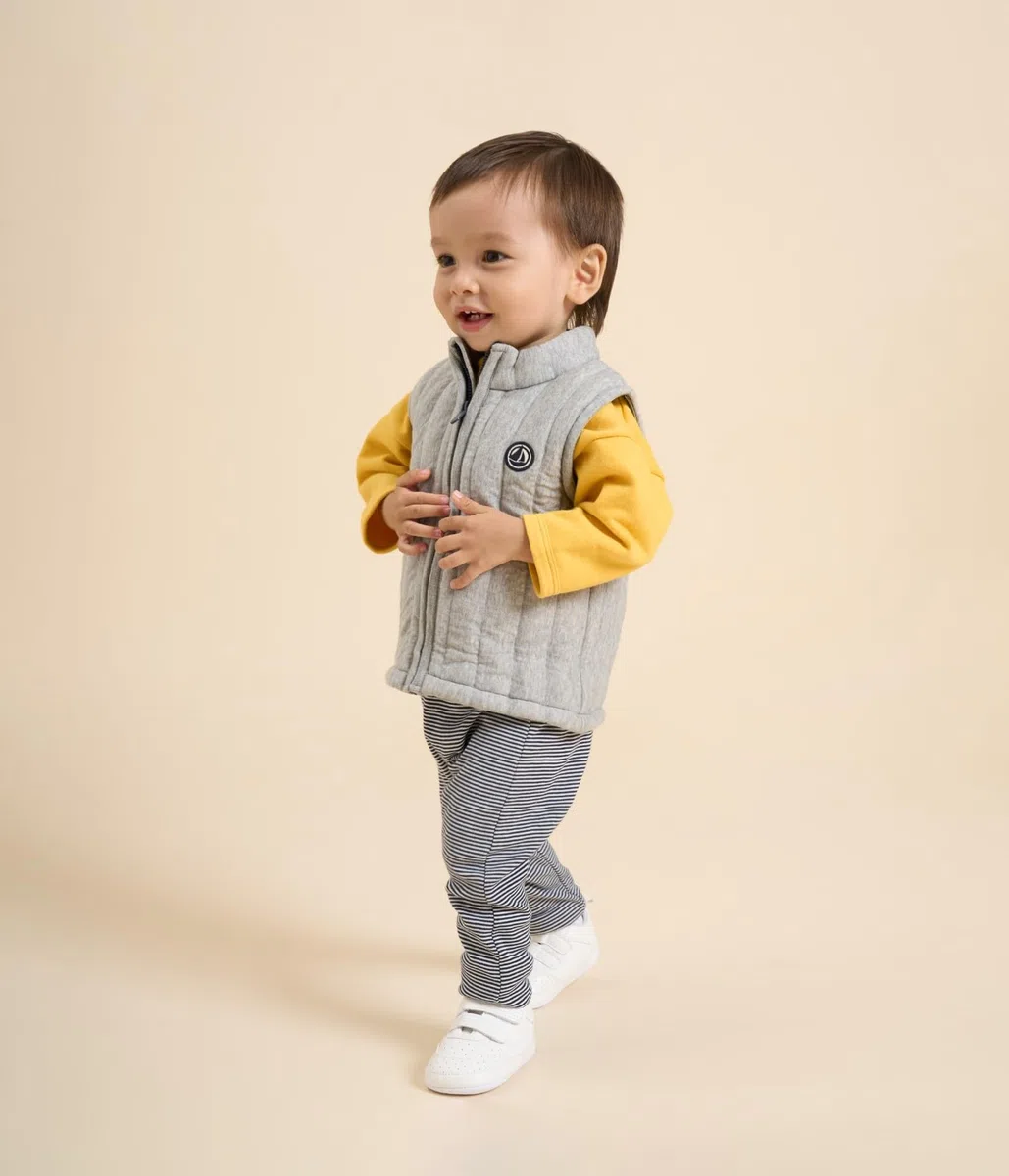 Petit Bateau Blouson sans Manches Bébé garçon