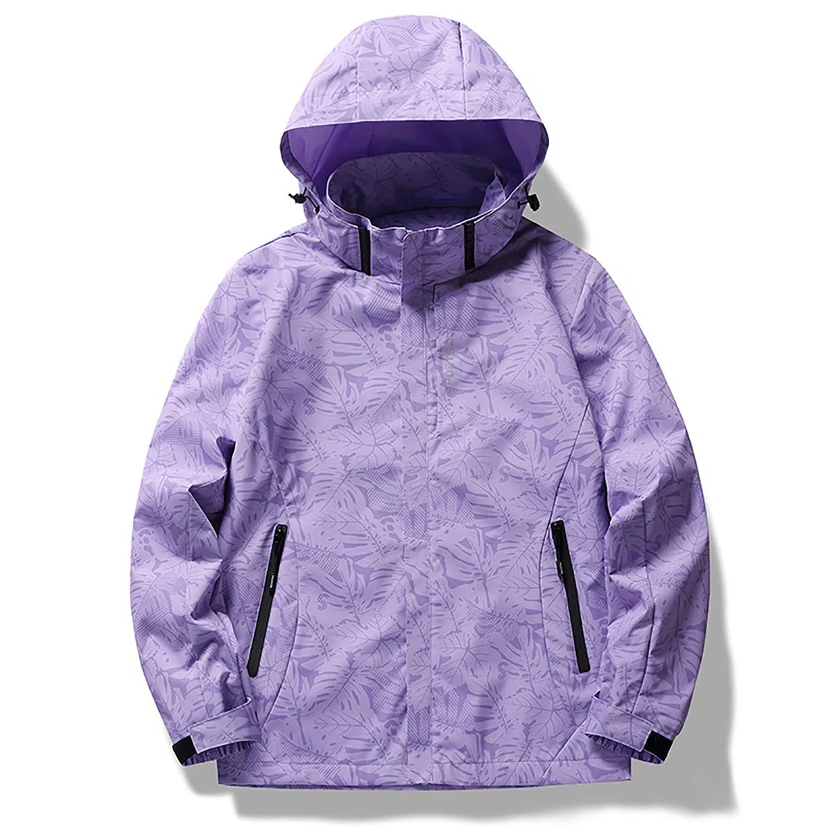 SYDUZAX Veste Softshell Femme Vestes Légère Imprimé Tendance Veste à Capuche Vestes De Randonnée Anti-Pluie Femme Veste Fonctionnelle Coupe-Vent Et Imperméable Printemps Automne Vestes Sport