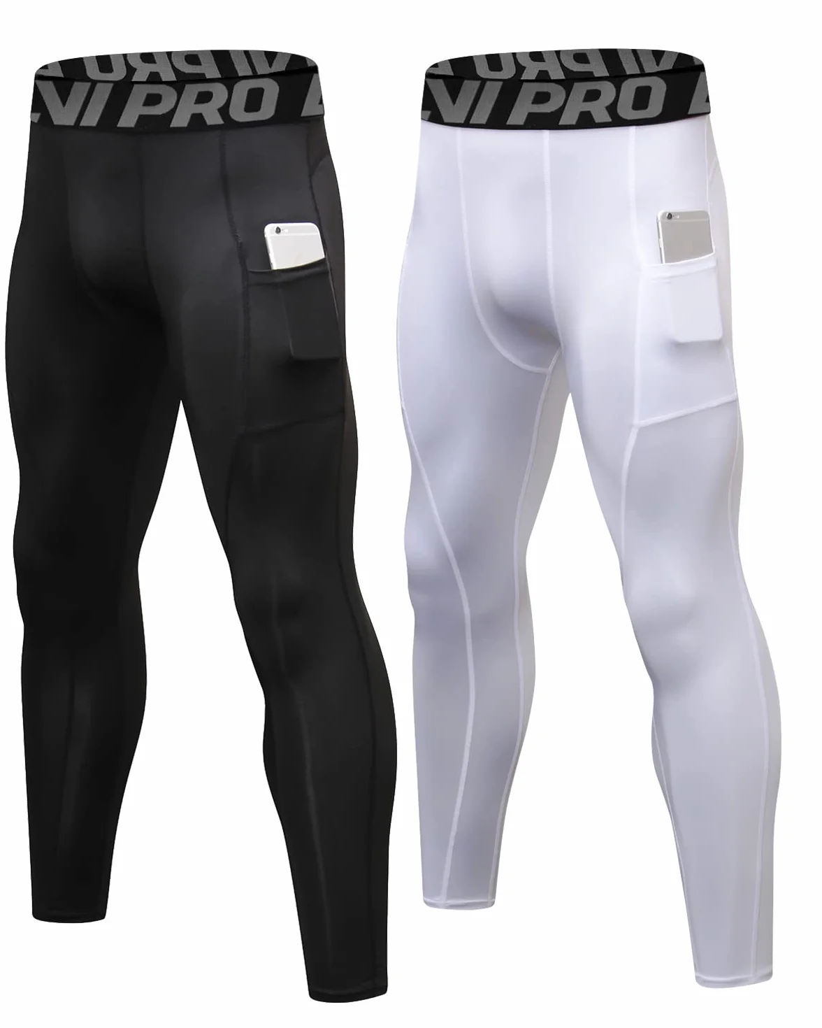 Leggings Sport pour Hommes Base Layers Running Fitness Pantalon de Compression