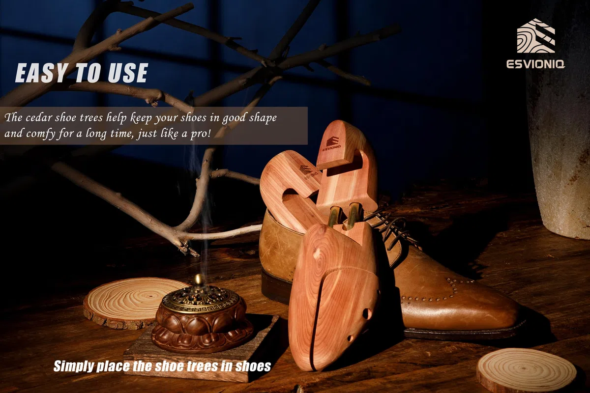 cedar shoe tree, embauchoir en cèdre pour homme,maintenir efficacement la forme des chaussures