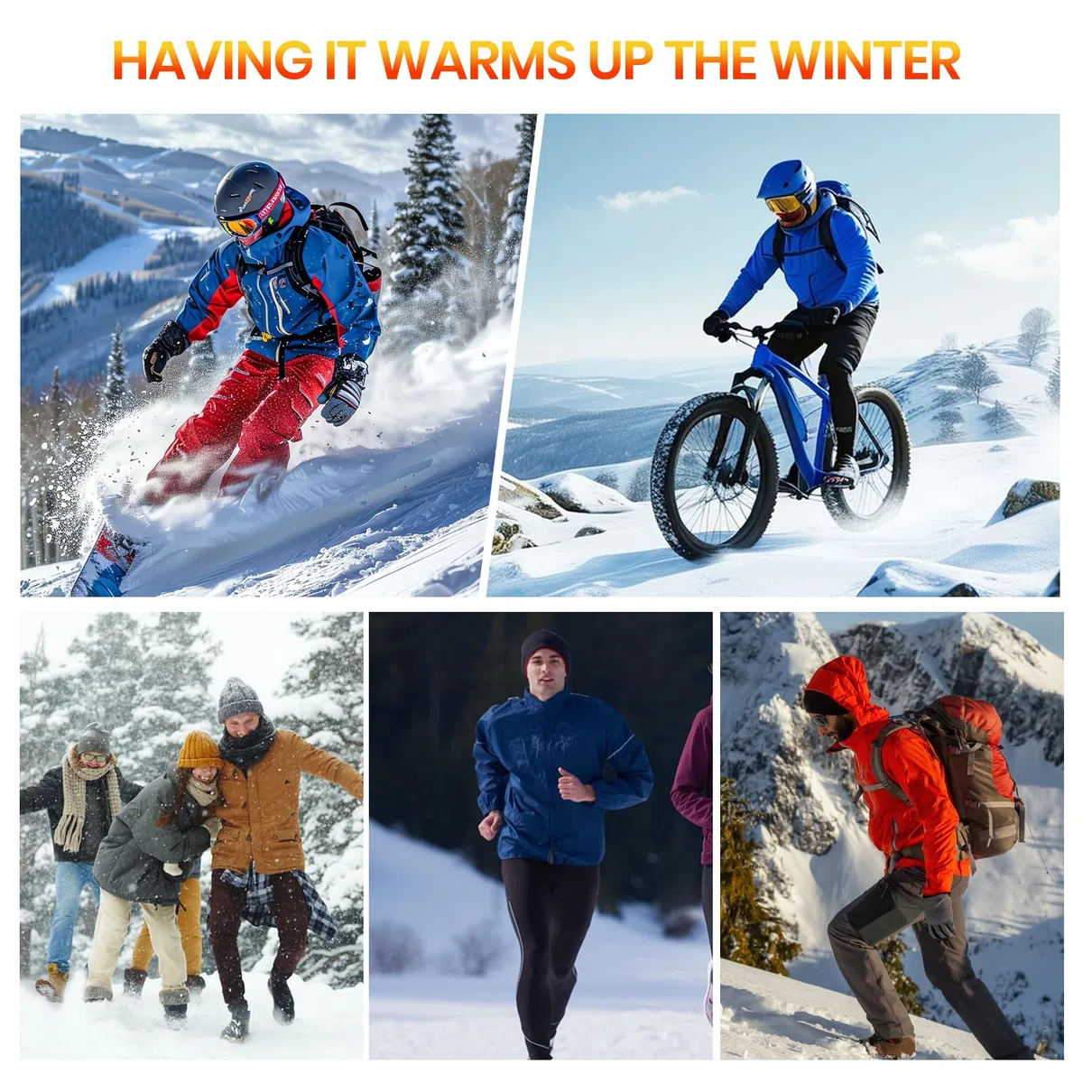 MEETYOO sous-vêtements Thermiques Homme à Manches Longues Ensemble Haut et Bas pour Hiver, Respirant et Anti-Humidité - pour Sports d'Extérieur, Chasse, Ski