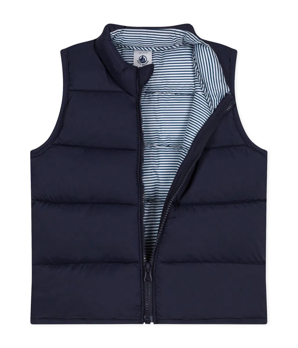 Petit Bateau A0b4u Doudoune Sans Manches Bébé garçon