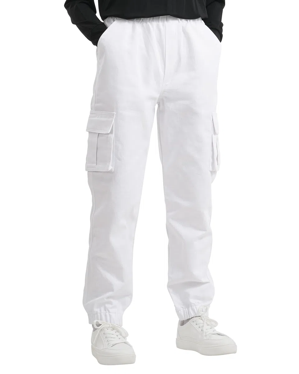 KEREDA Pantalon Cargo pour garçon - Pantalon de Jogging - Pantalon Cargo - 134-176