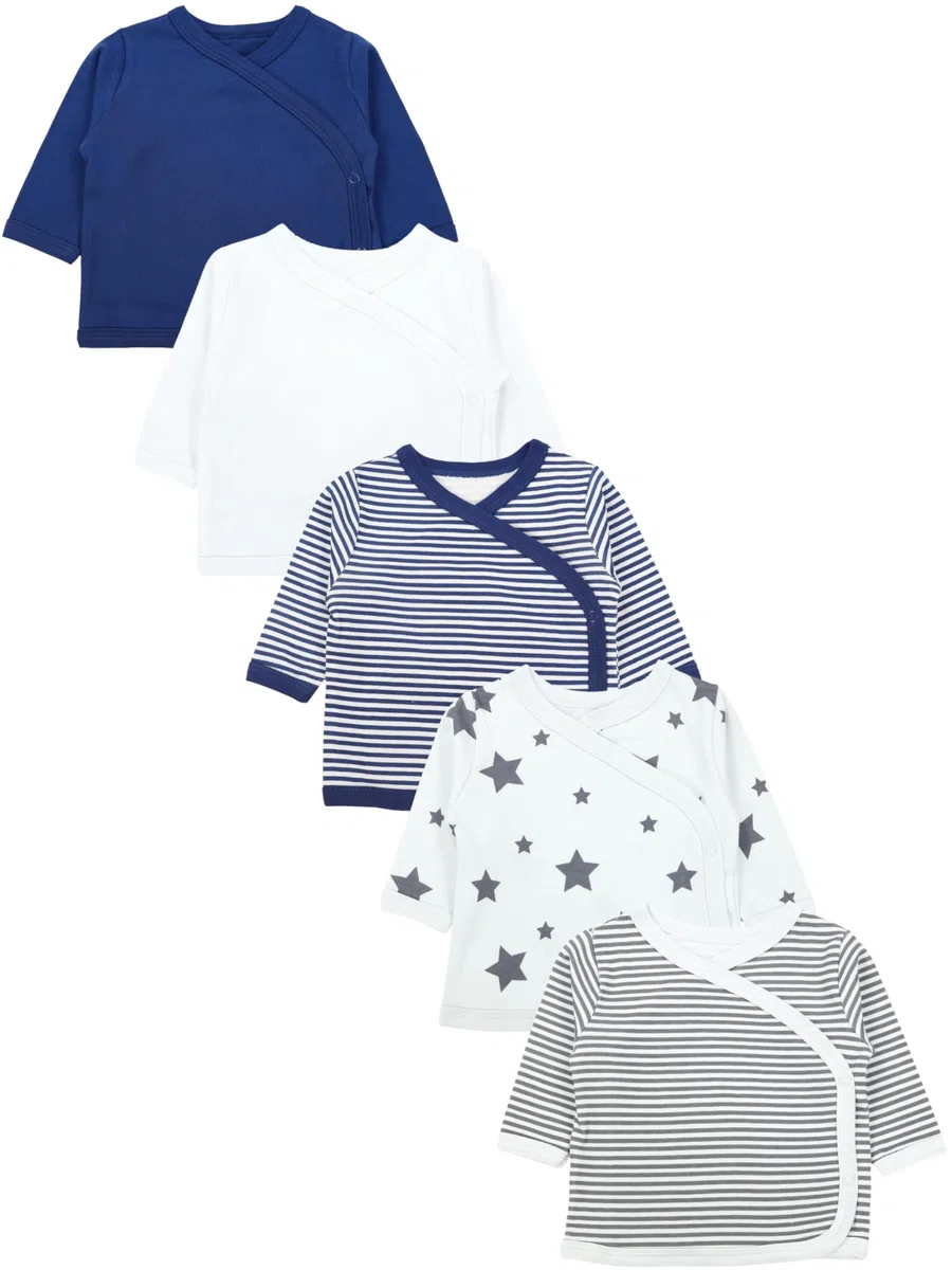 TupTam T-Shirt pour Bébés Garçon Manches Longues 5 Packs