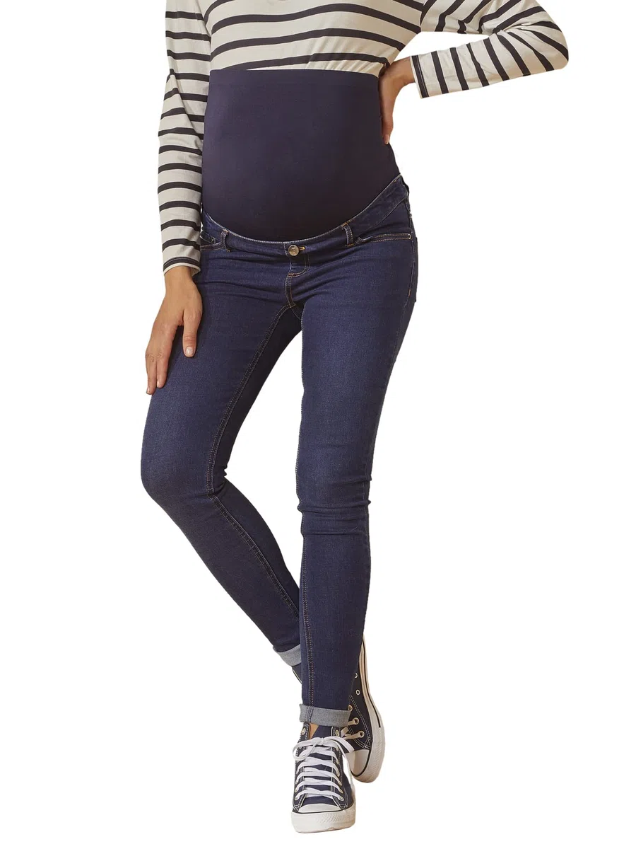 VERTBAUDET Jean Skinny de Grossesse Bandeau sans Couture