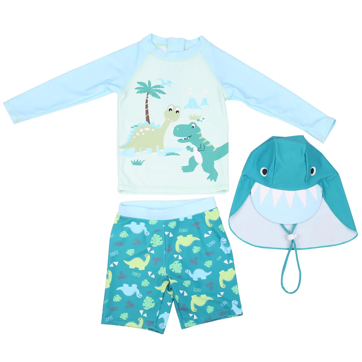 Maillot de bain pour garçon Protection UV Motif dinosaure