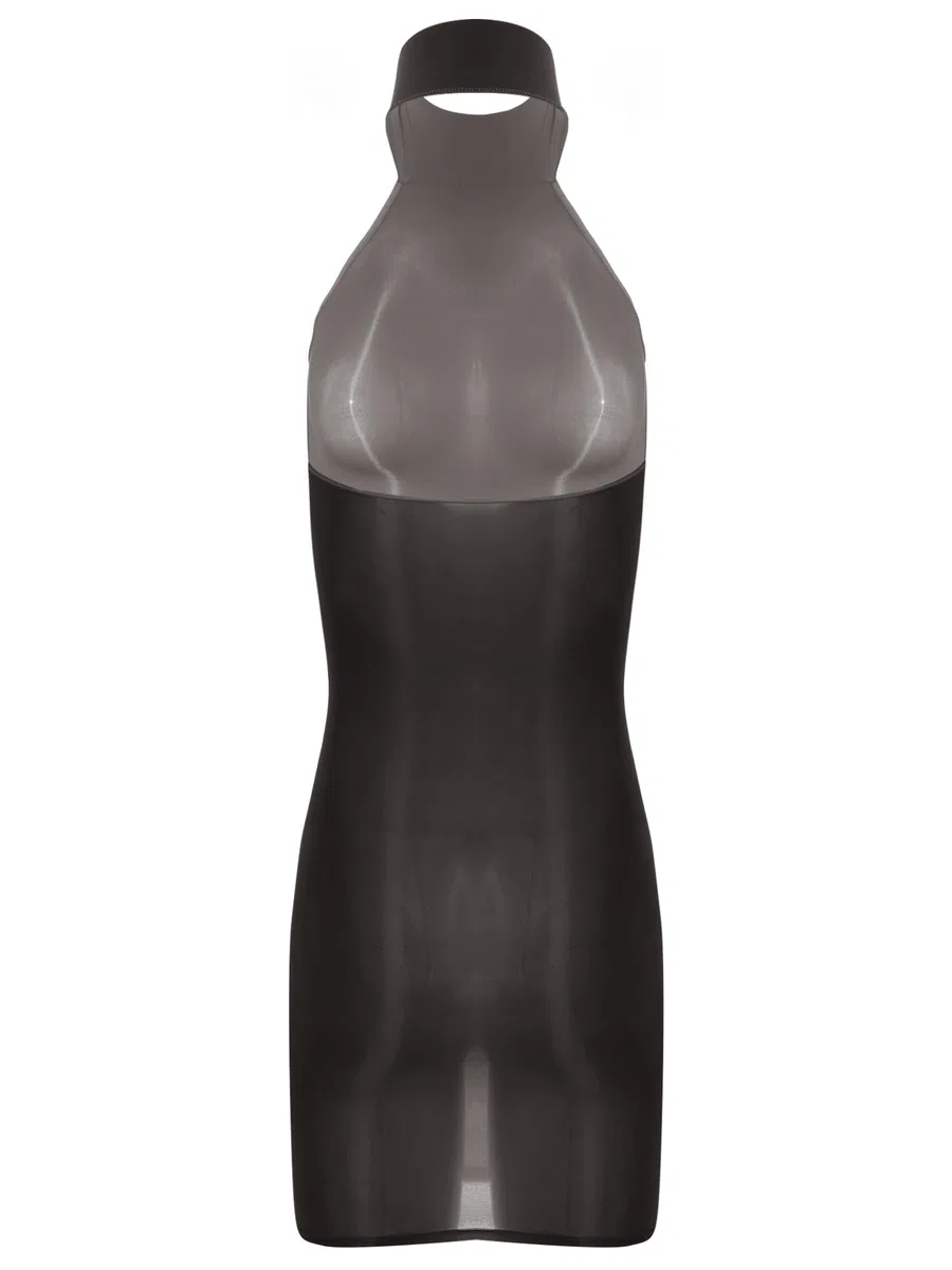 Alvivi Mini Robe Moulante Femme Chemise De Nuit Transparente Courte Mesh Bodycon Robe Crayon sans Manches/Manches Longues