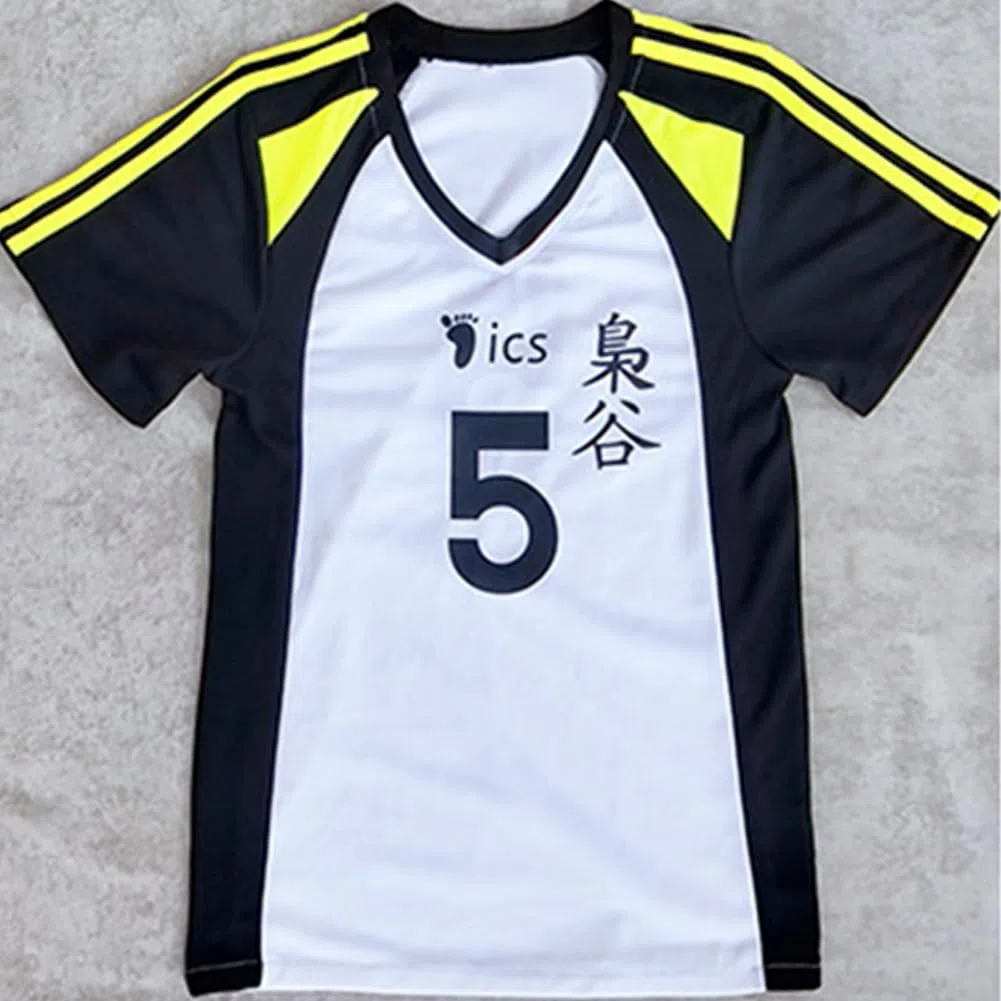 Haikyuu T-shirt Fukurodani Academy Volleyball Jersey Kotaro Bokuto/Akaashi Keiji T-shirt à manches courtes + short Anime Game Suitset