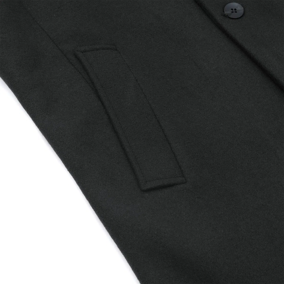 Allthemen Manteau Homme Hiver Long en Laine Epais Pardessus Parka Chaud Veste Coupe Vent Col Montant