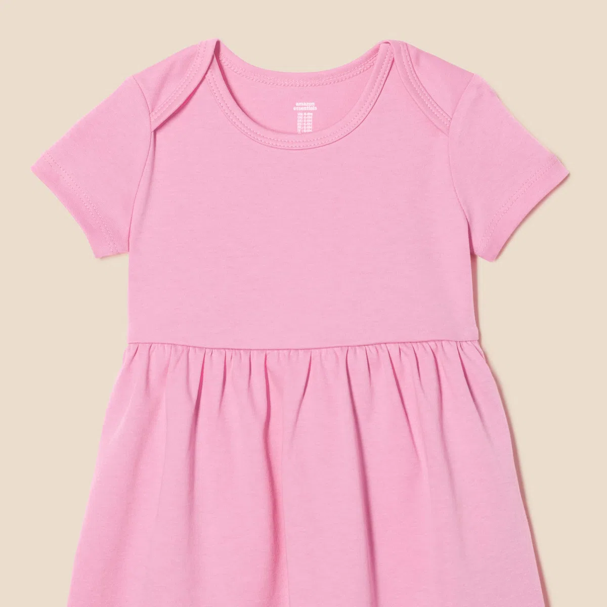 Amazon Essentials Bébé Fille Robe Body à Manches Courtes