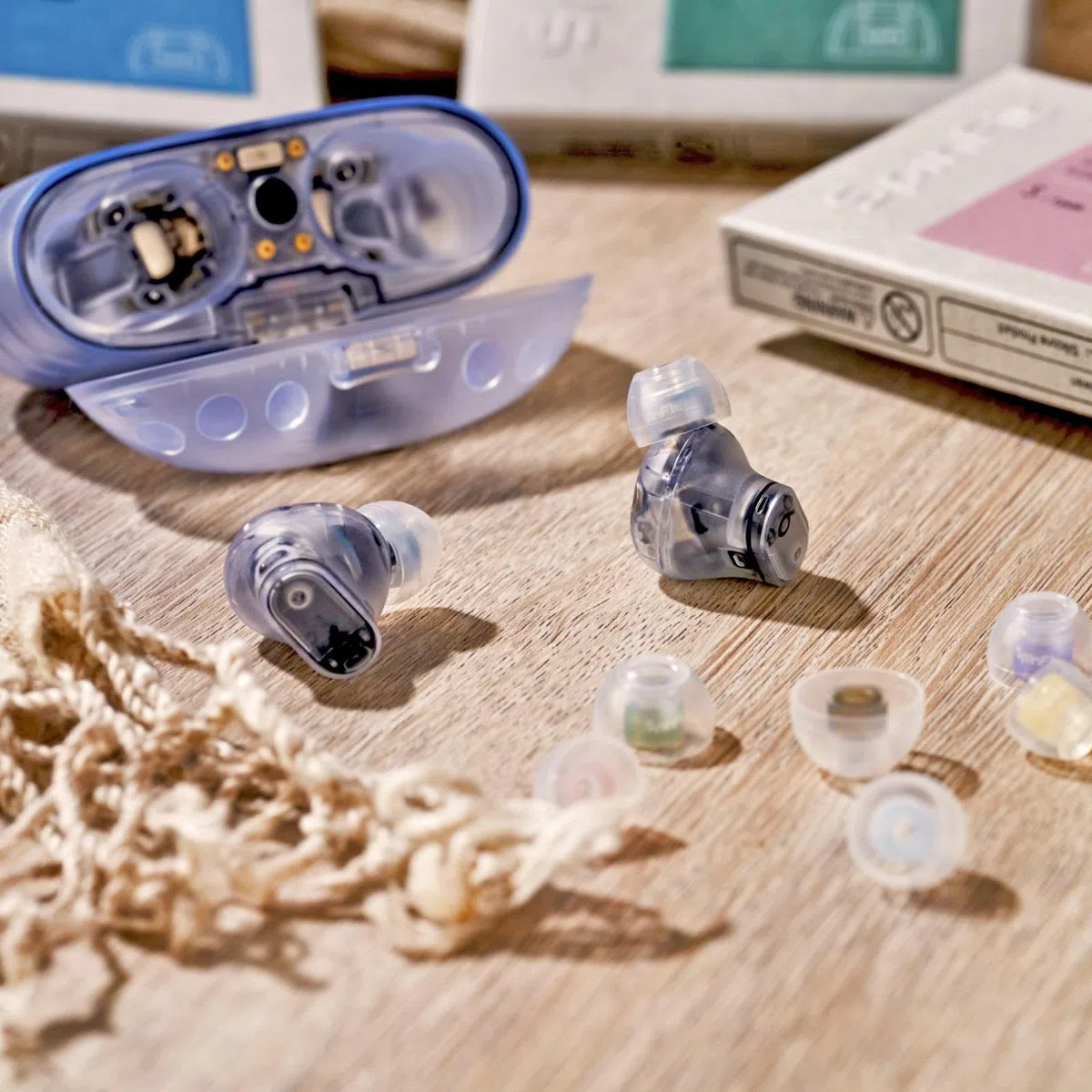 SpinFit Omni for True Wireless Earbuds & IEMs - L - Embouts brevetés en Silicone pour Remplacement (1 Paire) (diamètre de buse de 3,7 mm)