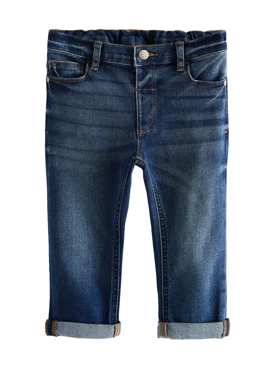 NEXT Garçon Jean Stretch Standard Confortable Jean Bleu Moyen 3 Mois-6 Mois