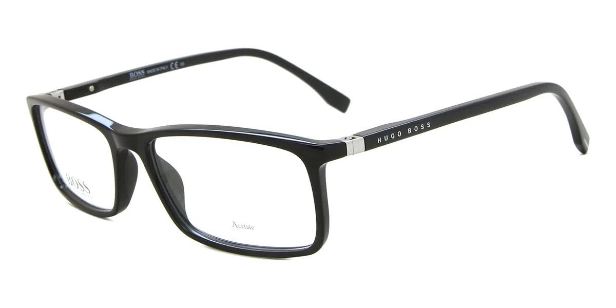HUGO BOSS Lunettes de Vue BOSS 0680/IT Black 55/16/145 homme