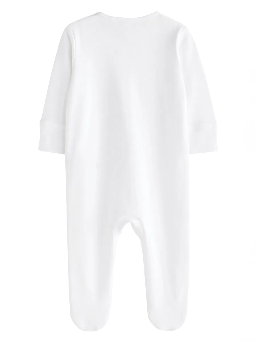NEXT Bébé Dors-Bien Essentiel 100% Coton zippé pour bébé, Lot de 3