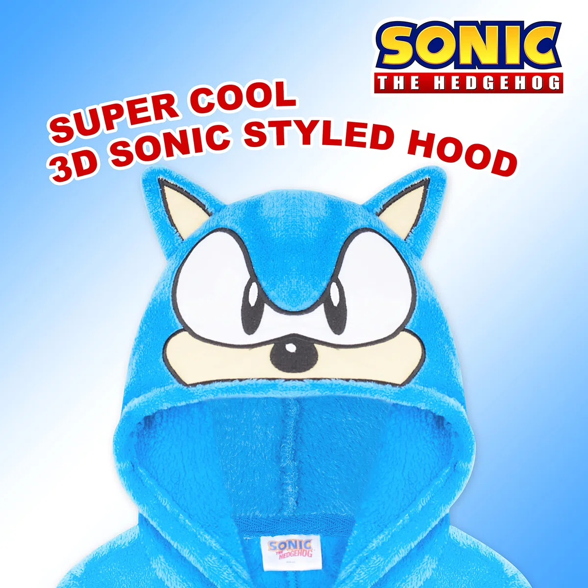 Get Trend Sonic The Hedgehog Pyjama Combinaison Enfant Garcon Grenouillere Polaire Enfant & Ado 4-14 Ans