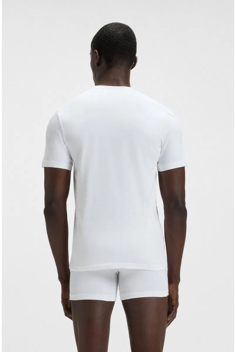 Boss 3-Pack Crew Neck Cotton Jersey T-Shirts T-Shirt Homme (Lot de 3)