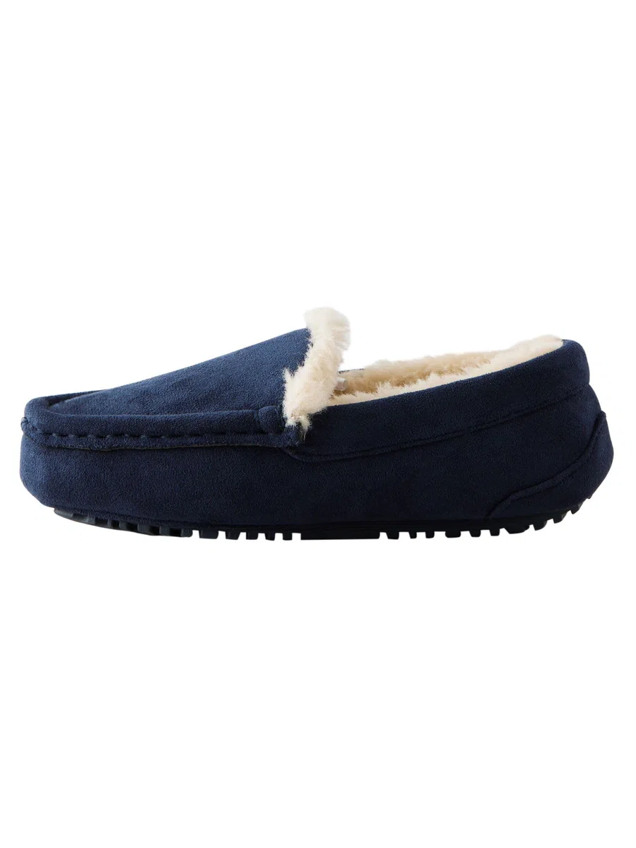 NEXT Garçon Chaussons Style Mocassins douillets