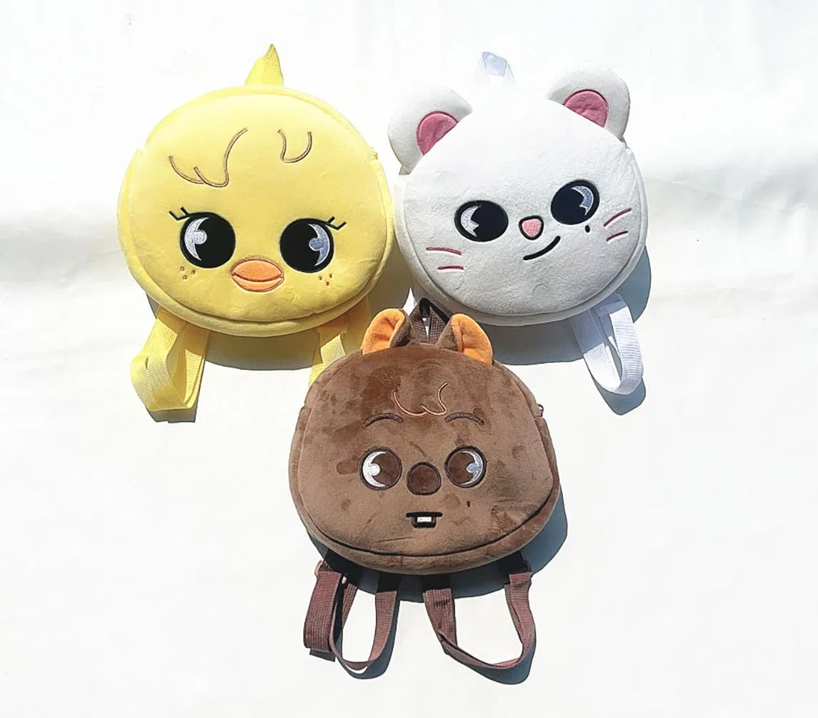 SKZ Mini sac à dos en peluche - Sac à dos KPOP au design SKZoo pour filles/adolescentes