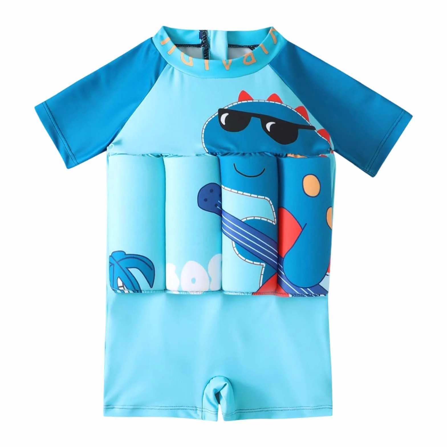 Maillots de Bain Fille Garçon, Maillot de Bain Piscine Flottant Enfant Maillot Flottant Bebe avec Flotteur IntéGré Flotteur Piscine Maillots Bébé Garçon Bouee Bebe 1-6 Ans
