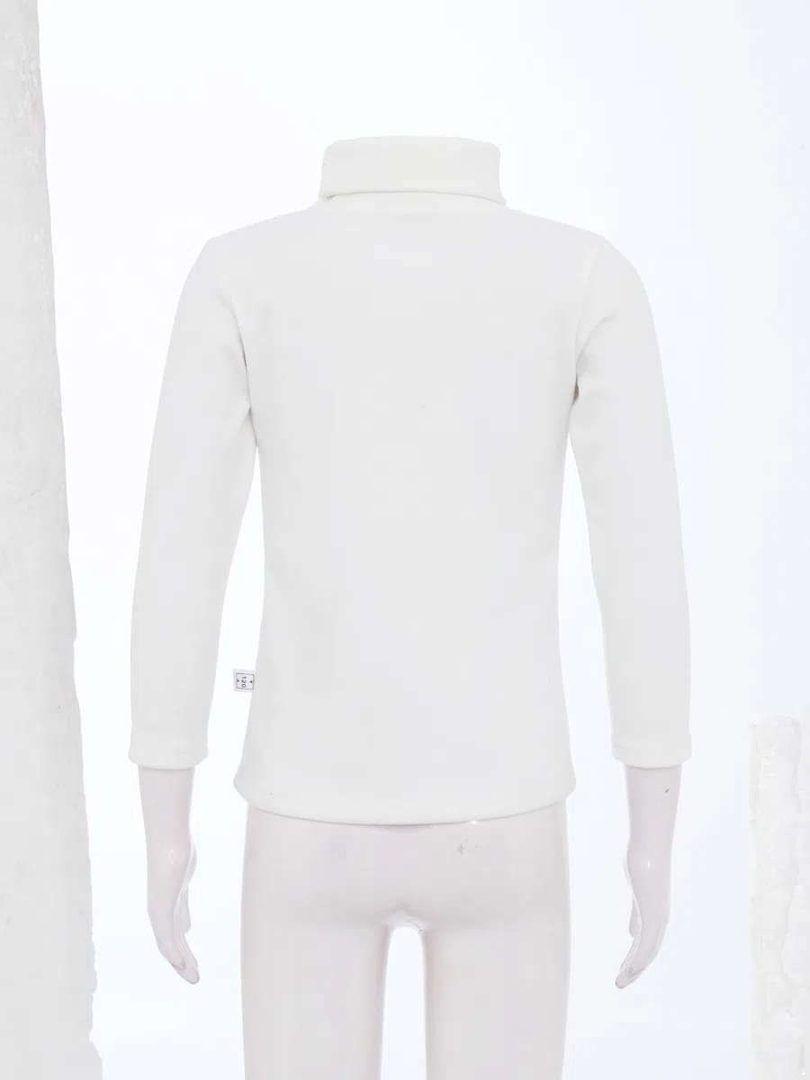 Jugaoge Haut Thermique Enfant Fille Col Roulé Manches Longues sous-vêtement Thermique Imprimé Vêtement Base Layer Hiver