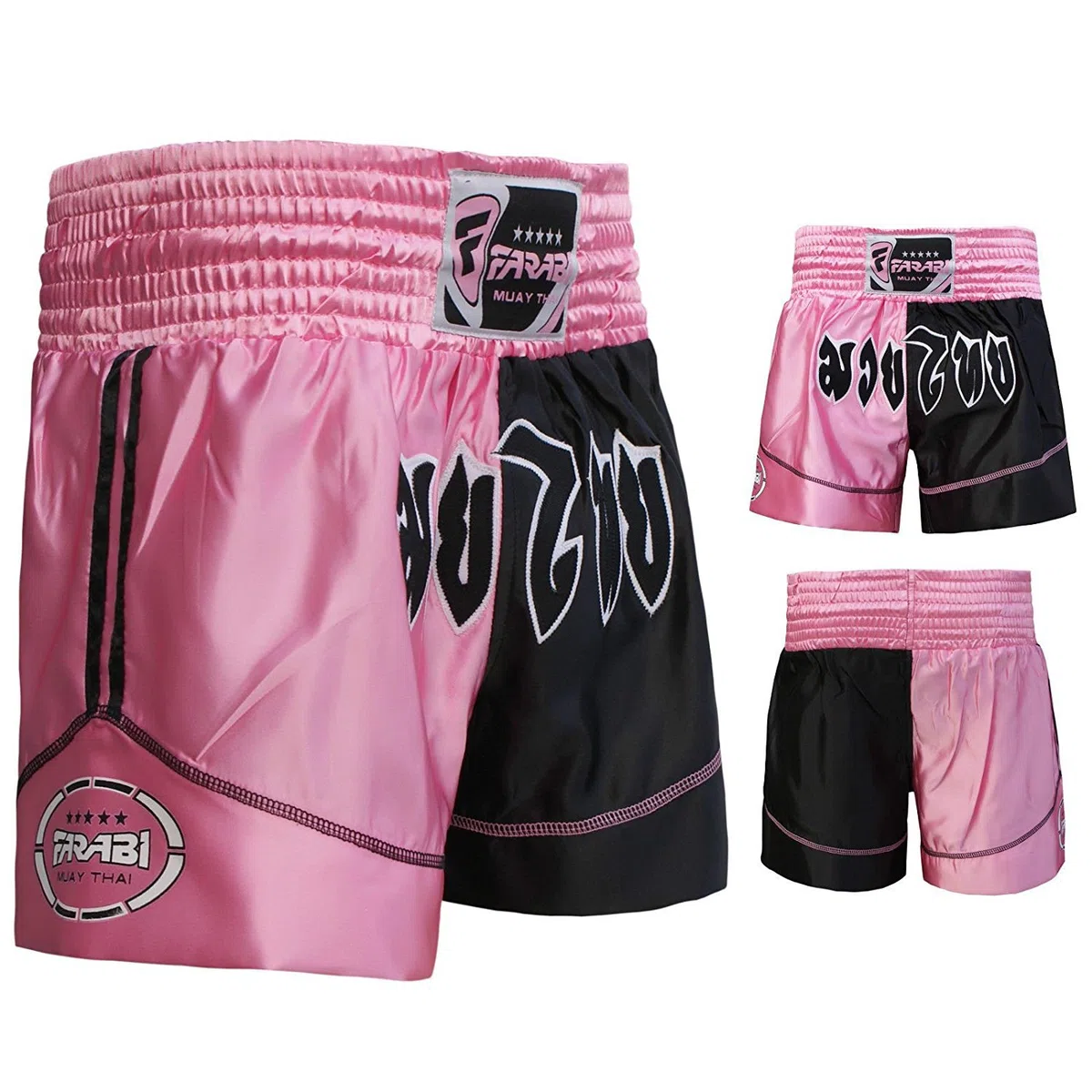 Farabi Sports Muay Thai Shorts Femmes, Short Muay Thai, MMA Shorts, Arts Martiaux, Grappling, Combat en Cage, Entraînement et Short Kick Boxing