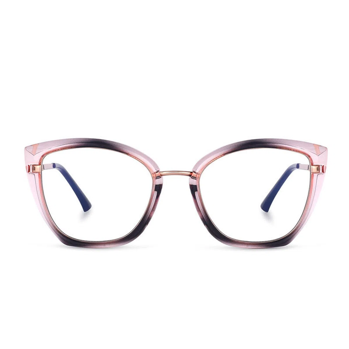 Lunettes de Lecture avec Monture Yeux de Chat Élégante, Lunettes en TR90 et Métal, Charnières à Ressorts, Mode Accessoire pour Femmes
