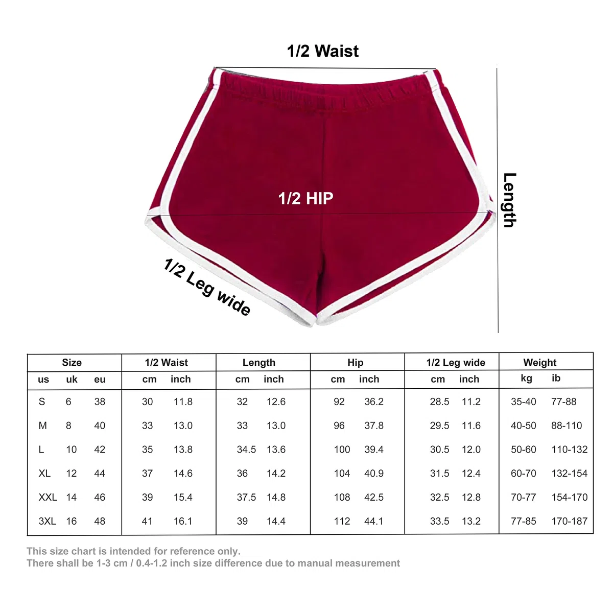 Lot de 4 Pantalons Courts de Danse de Yoga en Coton pour Femme