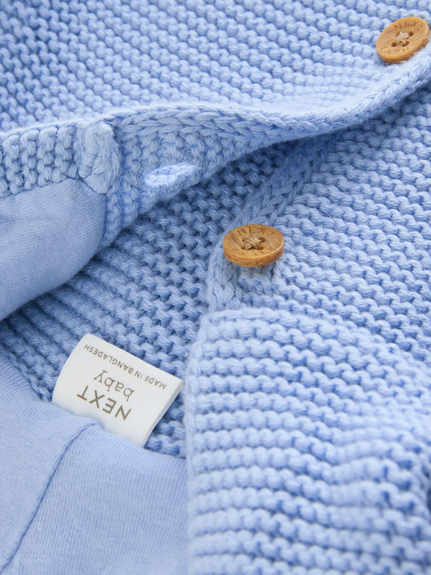 NEXT Bébé garçon Cardigan bébé en Maille Bleu 12 Mois-18 Mois