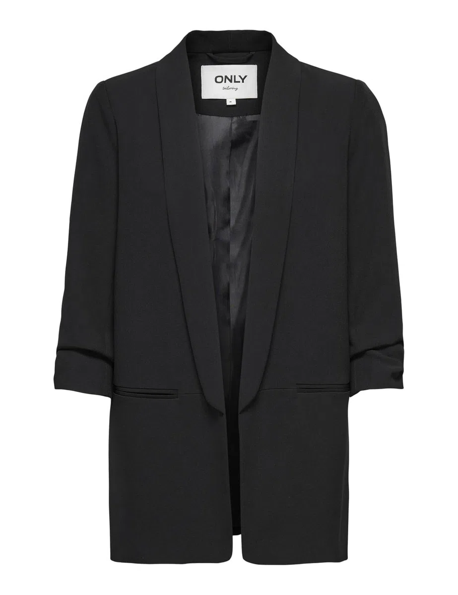 Only Femme Onlelly 3/4 Life Tlr Noos Blazer, Noir, 40 EU