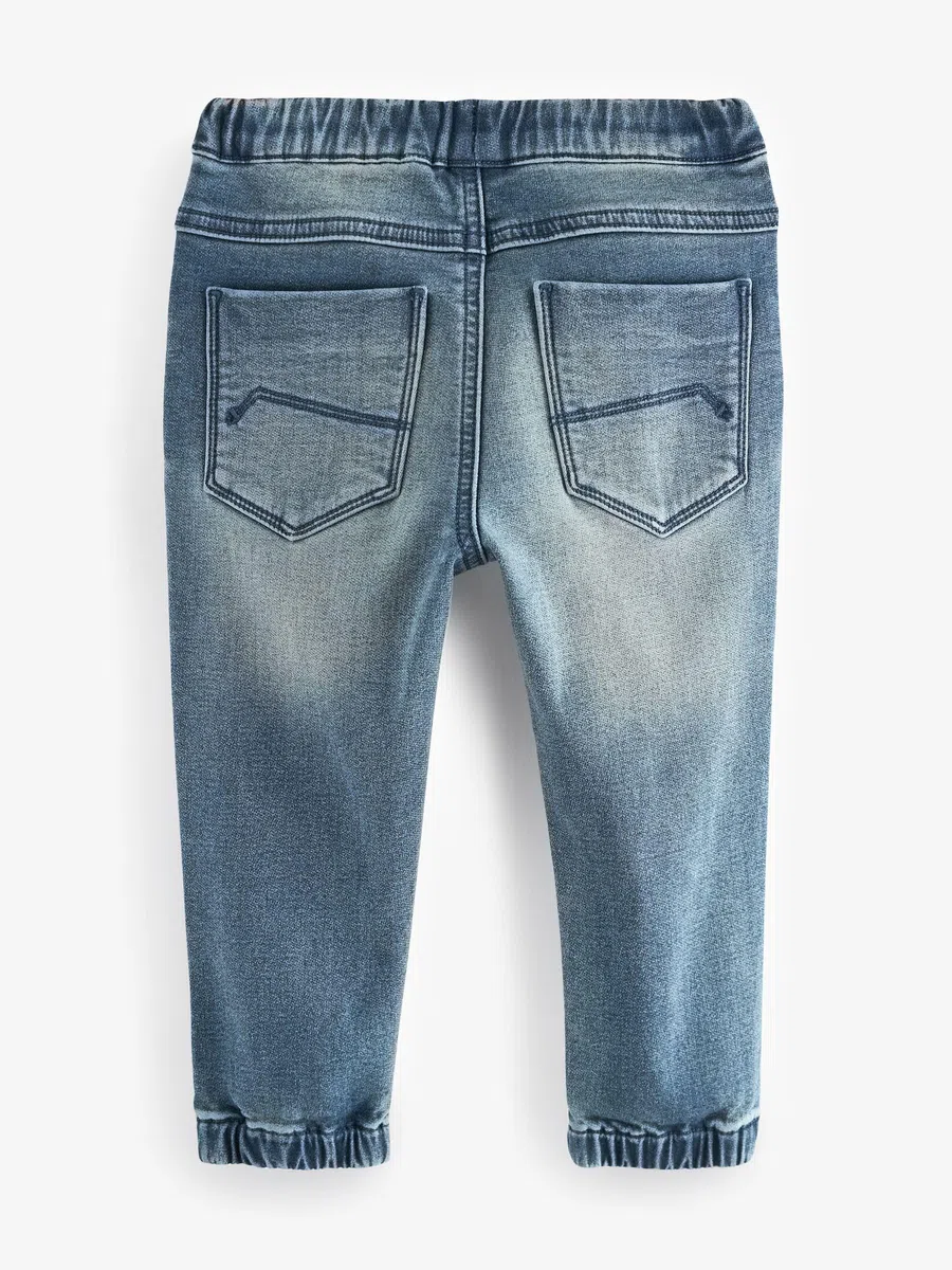 NEXT Garçon Jean Stretch Confortable Style Pantalon de Jogging Bleu Moyen 18 Mois-24 Mois