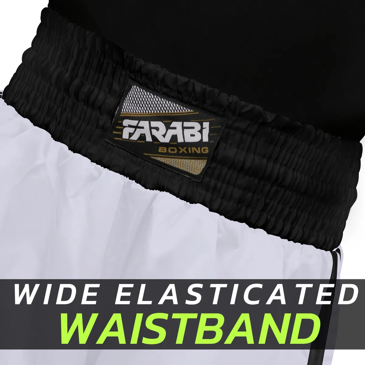 Farabi Sports Pro Short de Boxe pour entraînement de Boxe Punching Sparring Fitness Gym MMA Muay Thai Short Boxe
