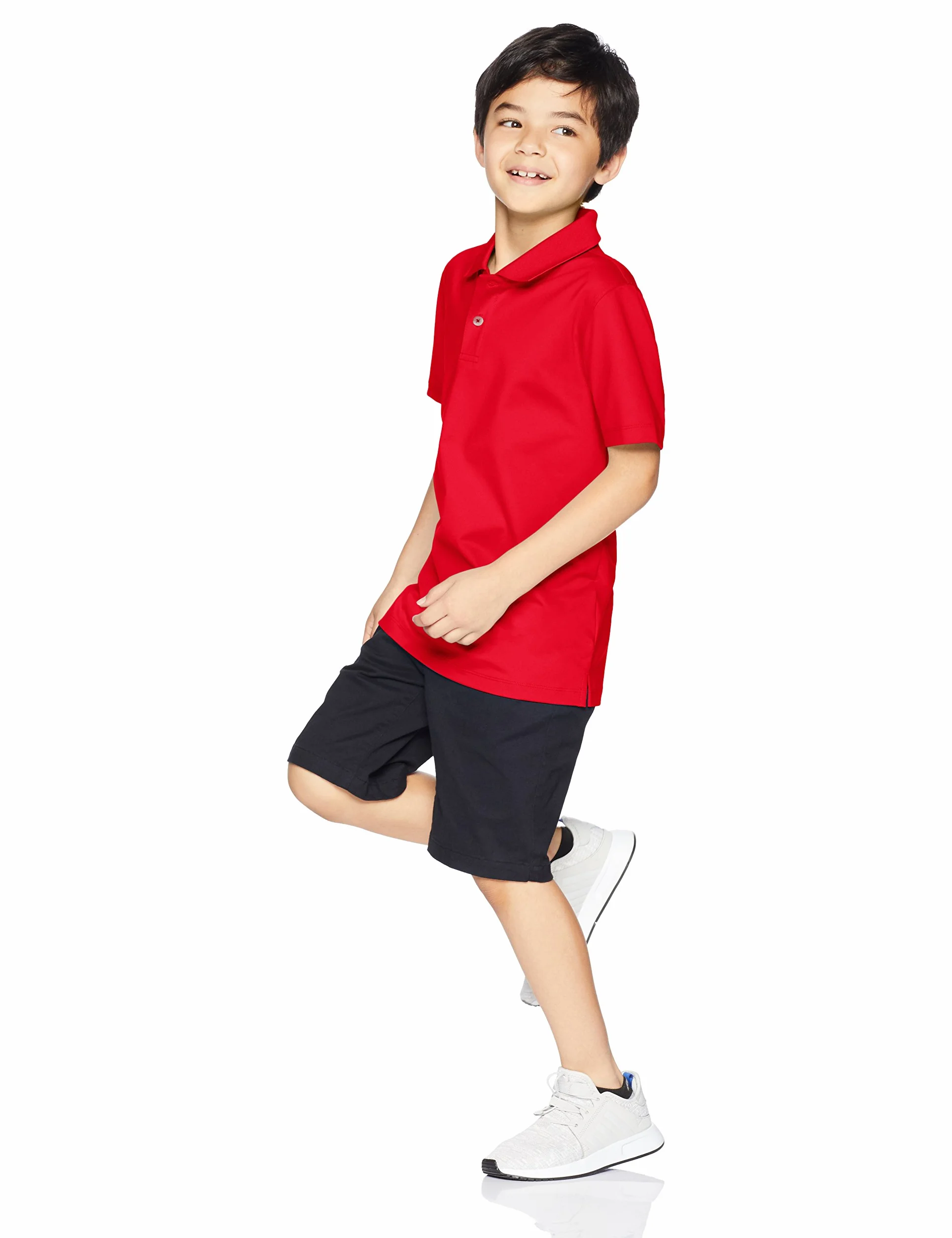 Amazon Essentials Garçon Polos Active Performance à Manches Courtes