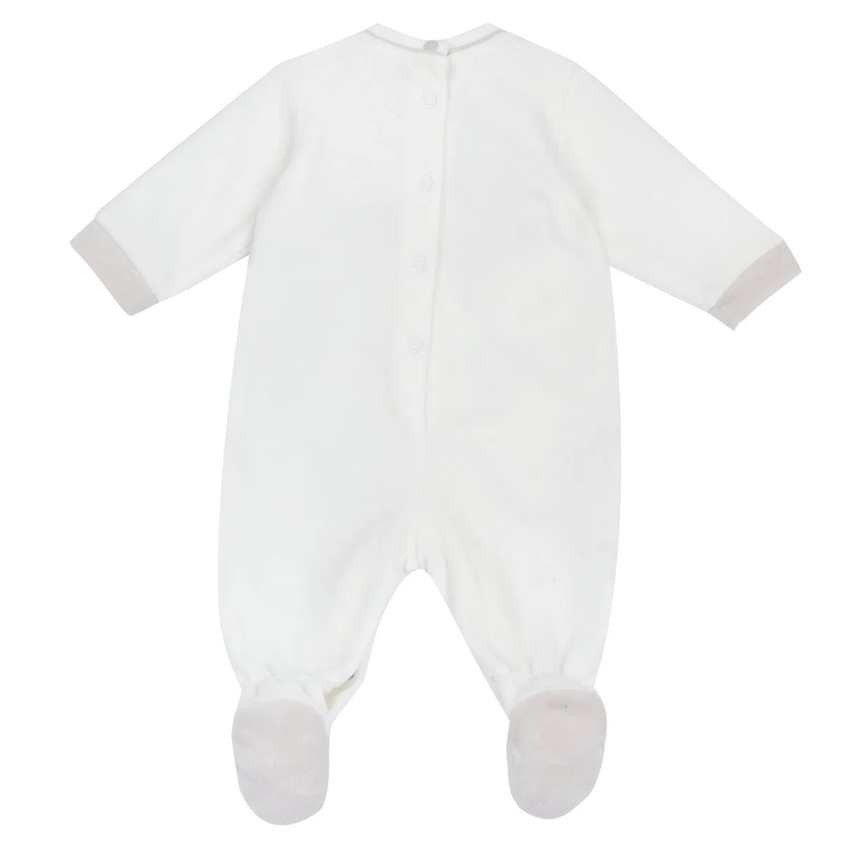 Chicco, Grenouillère Bébé Fille en Chenille Chaude et Douce, avec Ouverture Pratique à l'Entrejambe, Idéale pour l'Hiver, Vêtements Bébé 0-24 Mois, Designed in Italy