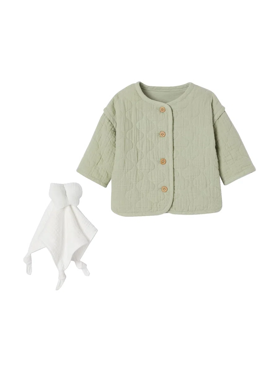 VERTBAUDET Veste matelassée bébé et Doudou Coffret Cadeau Naissance
