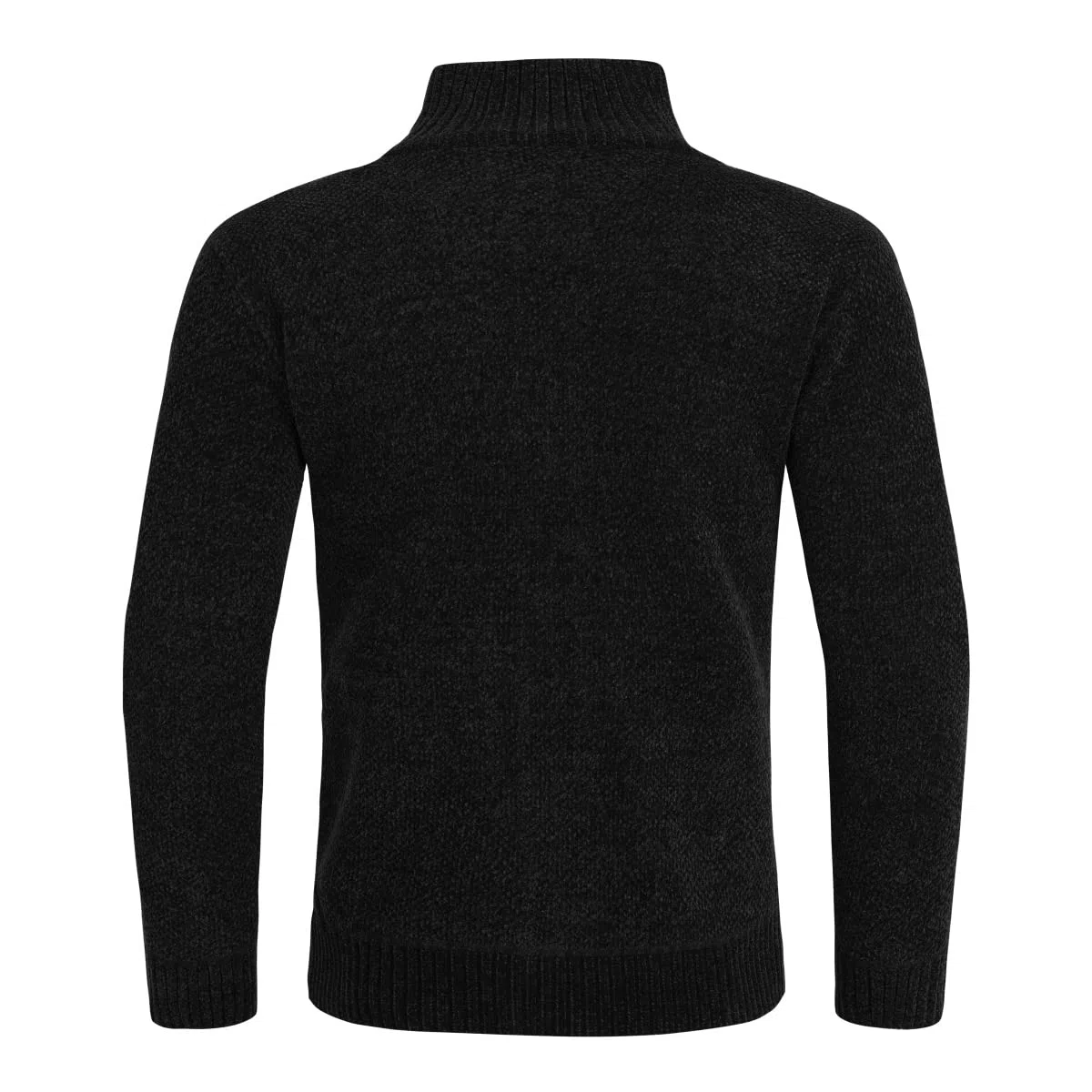 Allthemen Gilet Cardigan Homme Col Montant Veste Laine Knitted Sweater Grosse Maille 5 Couleurs